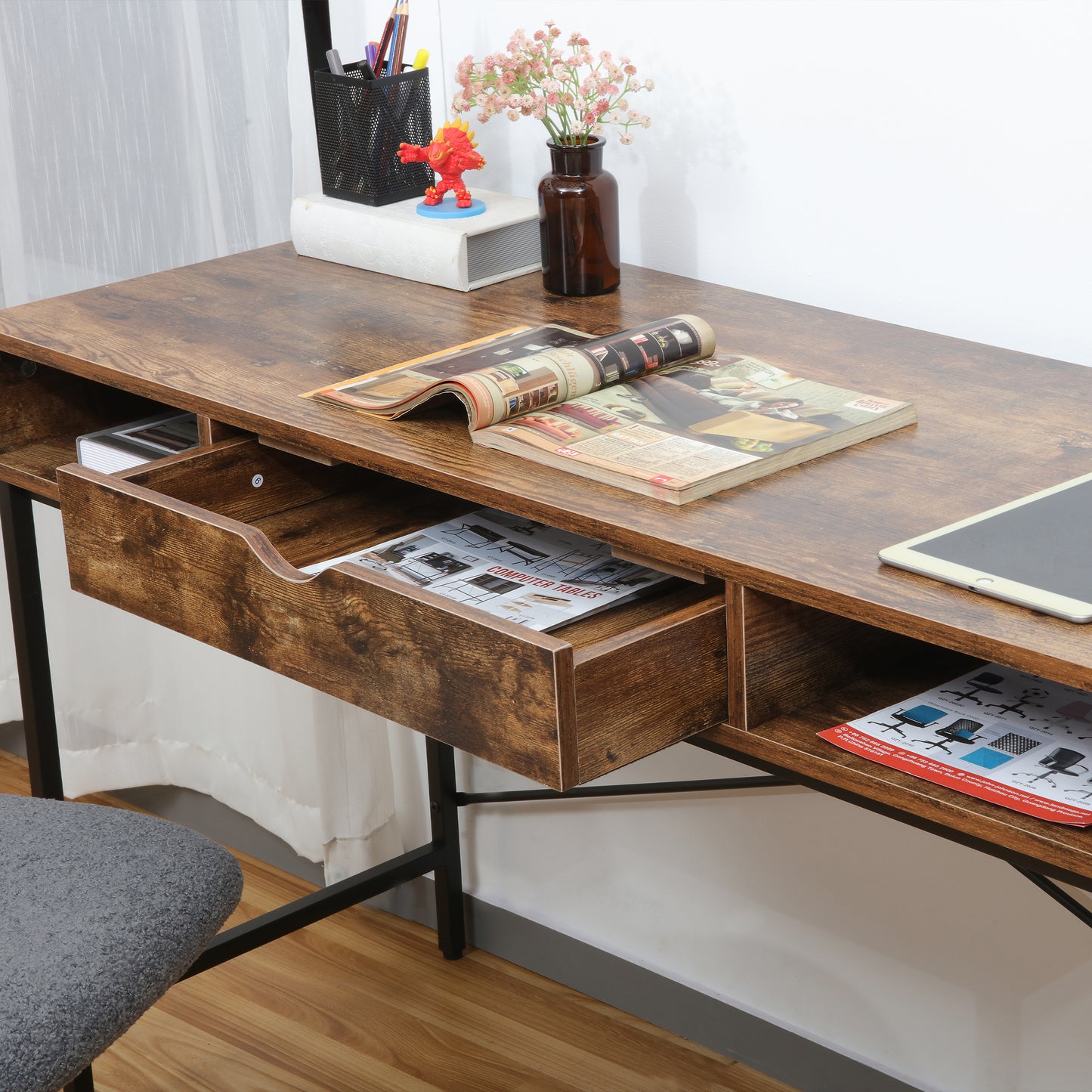JJS Writing Desk with Drawers