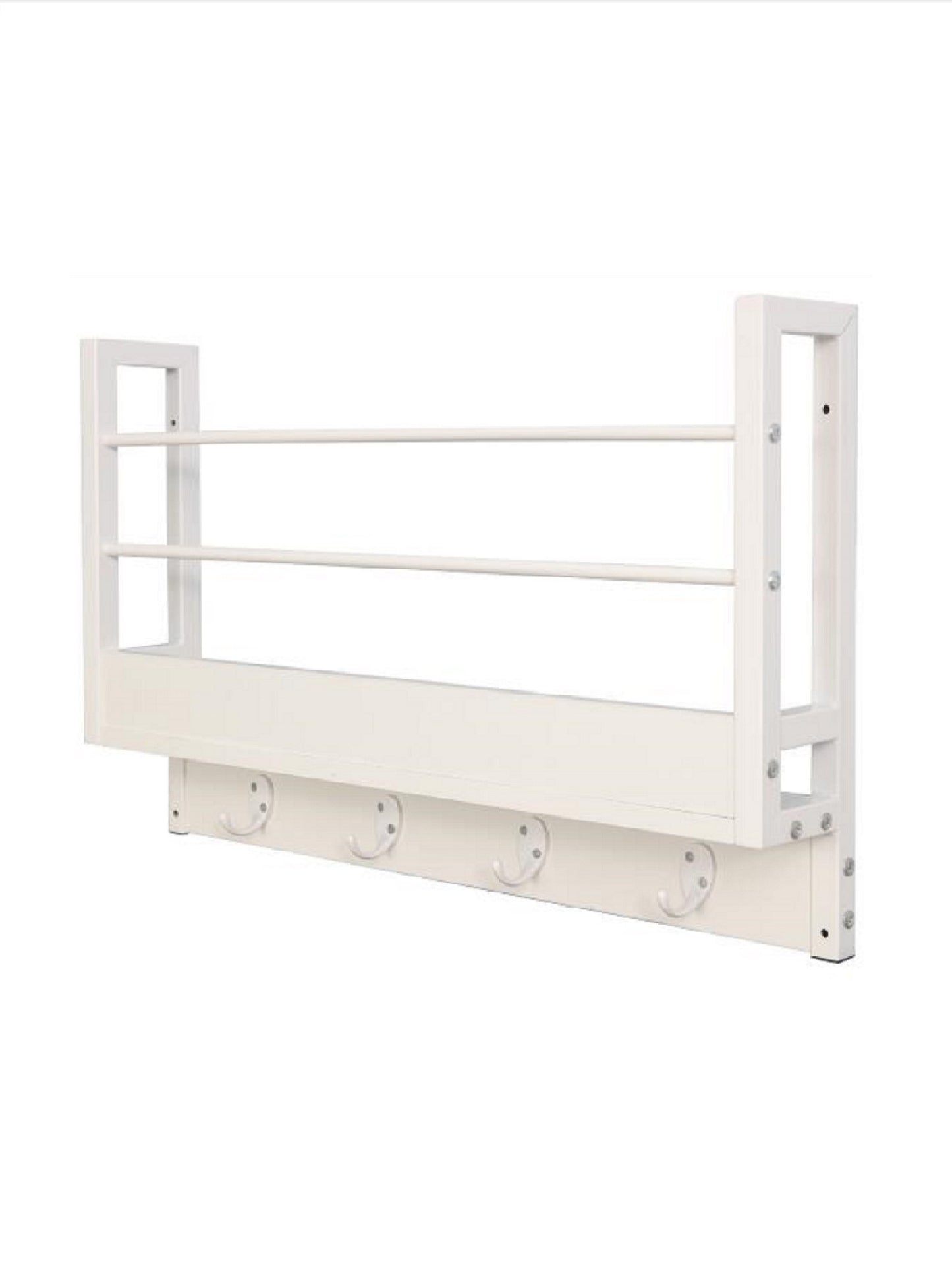 JJS Floating Book Shelf Coat Rack, Set of 1