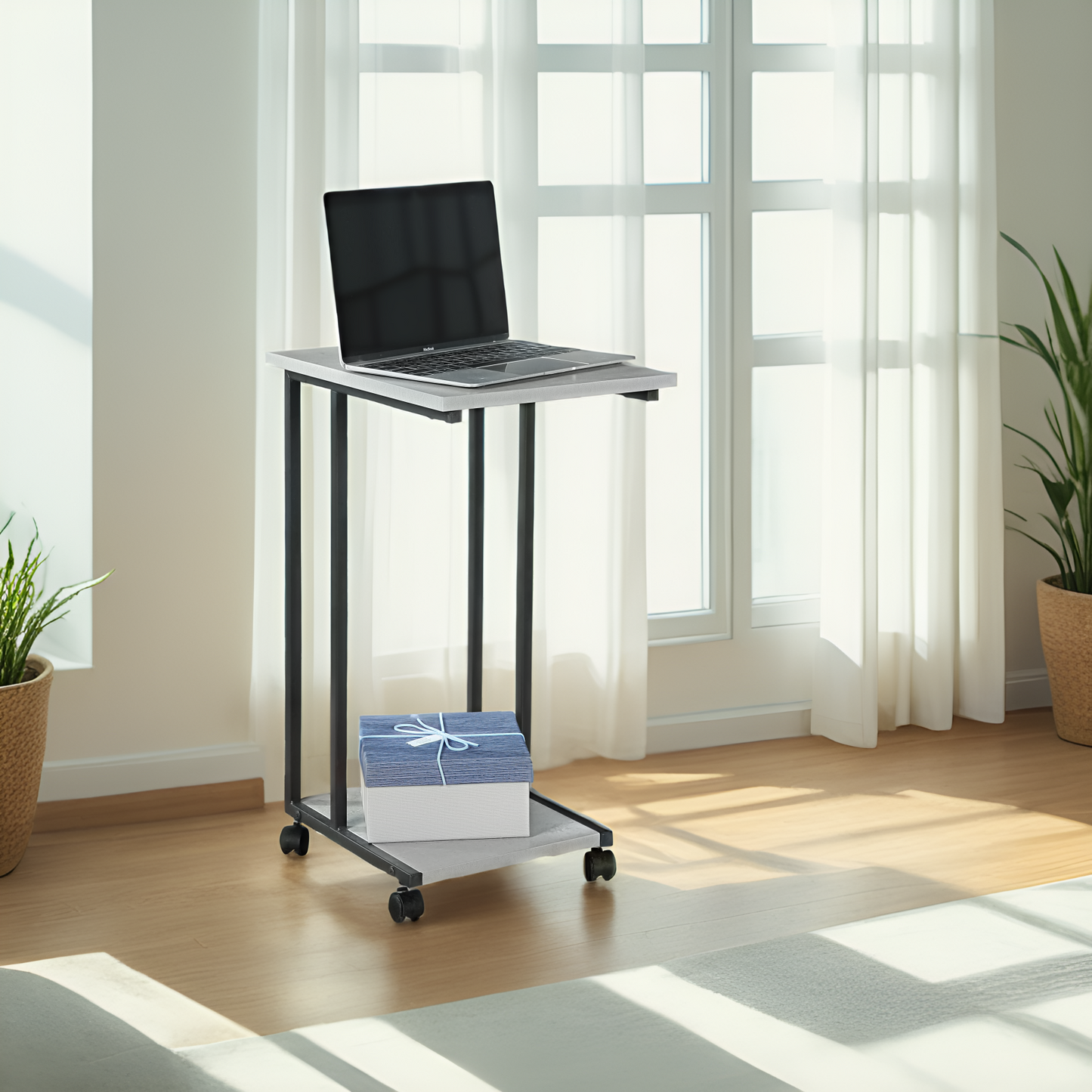 JJS Side End C Table for Sofa, Small Spaces