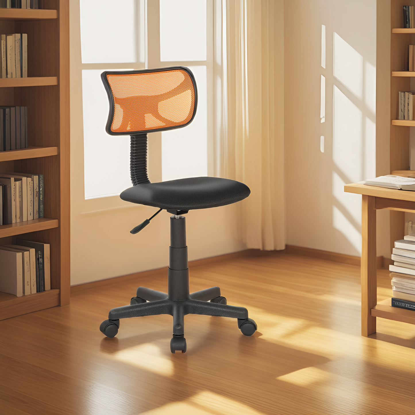 JJS Kids Mesh Rolling Desk Chair, Animal