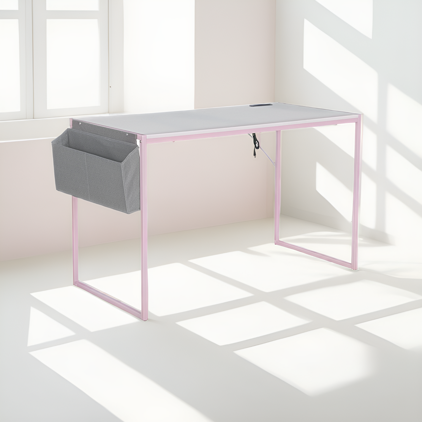 JJS Small Computer Desk Simple Style Writing Desk for Small Spaces Home Office