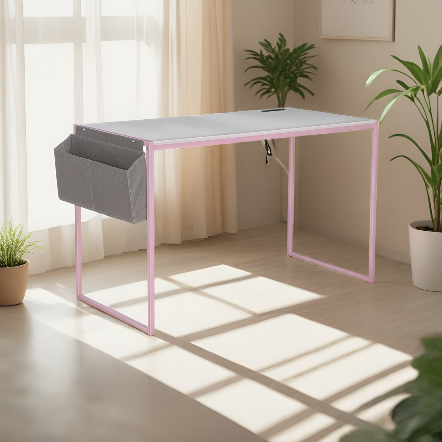 JJS Small Computer Desk Simple Style Writing Desk for Small Spaces Home Office