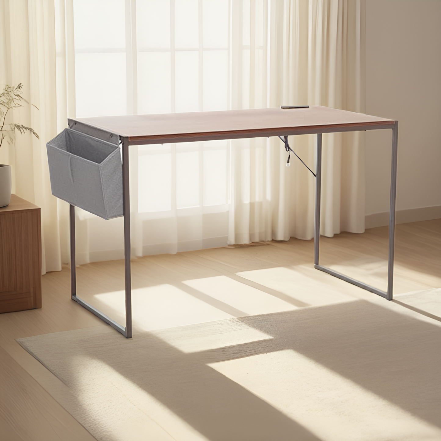 JJS Small Computer Desk Simple Style Writing Desk for Small Spaces Home Office