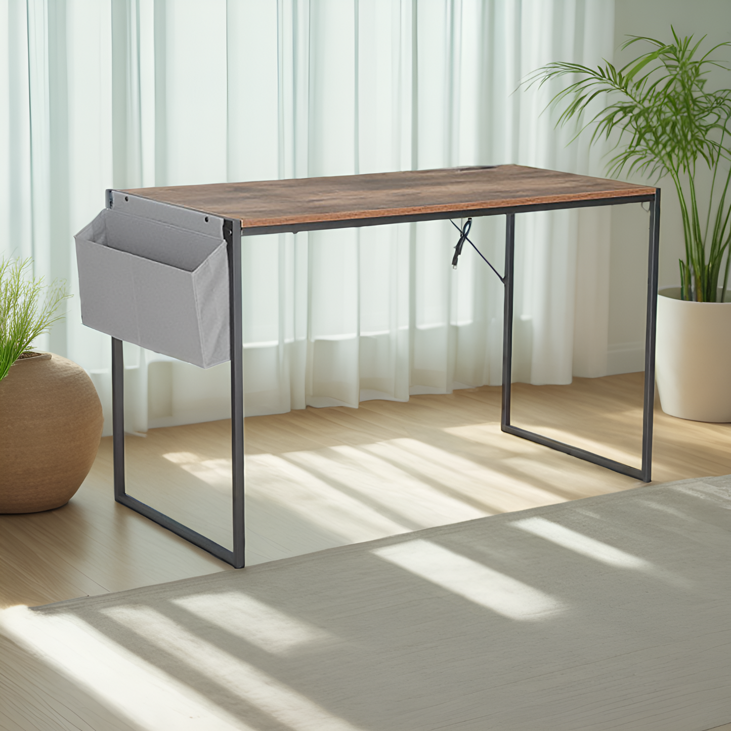 JJS Small Computer Desk Simple Style Writing Desk for Small Spaces Home Office