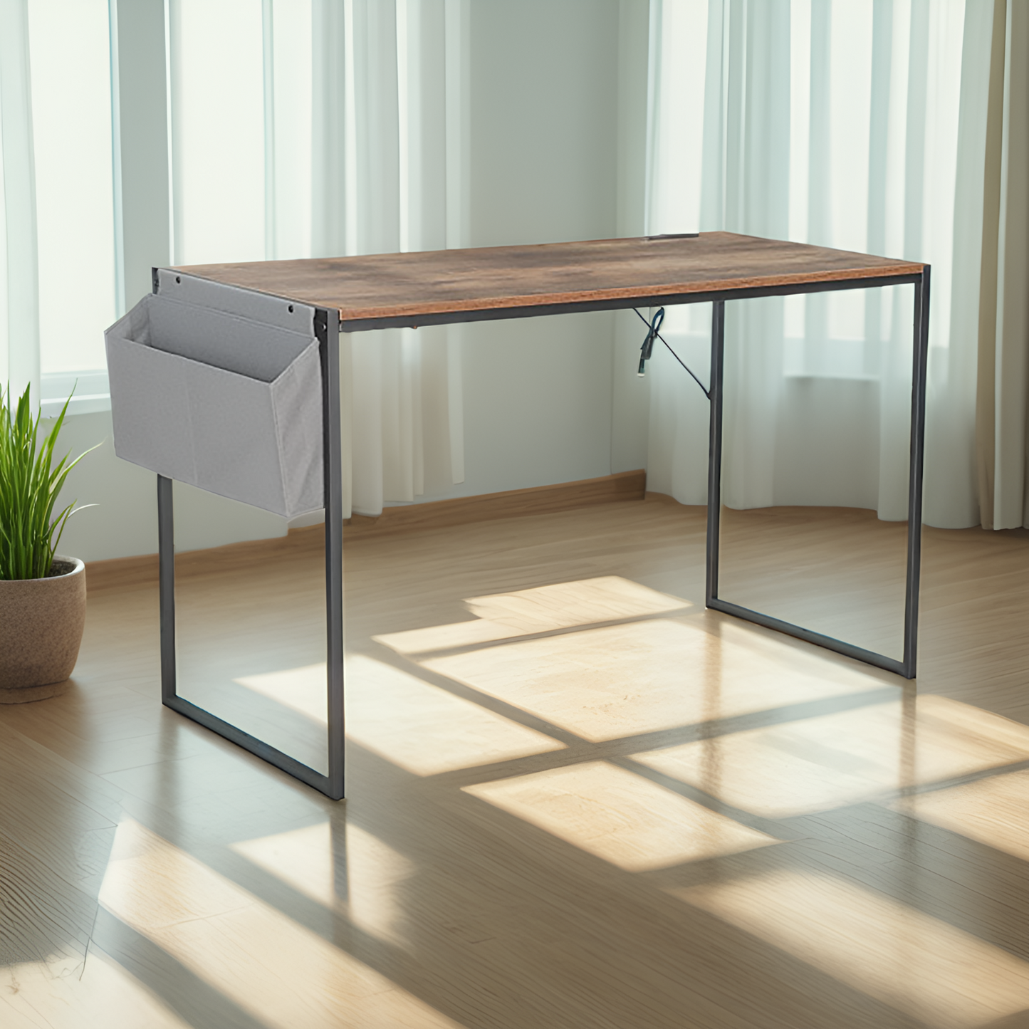 JJS Small Computer Desk Simple Style Writing Desk for Small Spaces Home Office