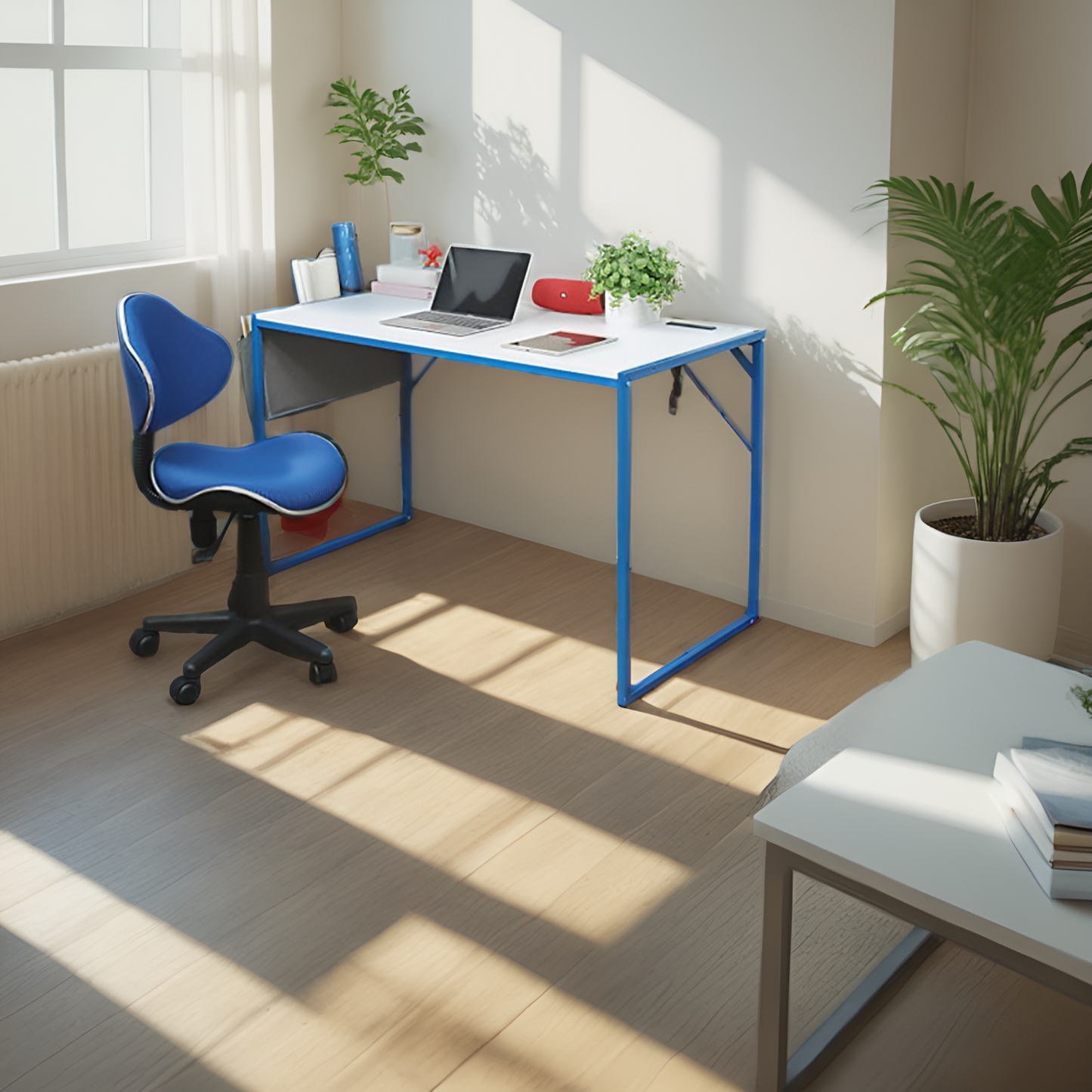 JJS Small Computer Desk Simple Style Writing Desk for Small Spaces Home Office