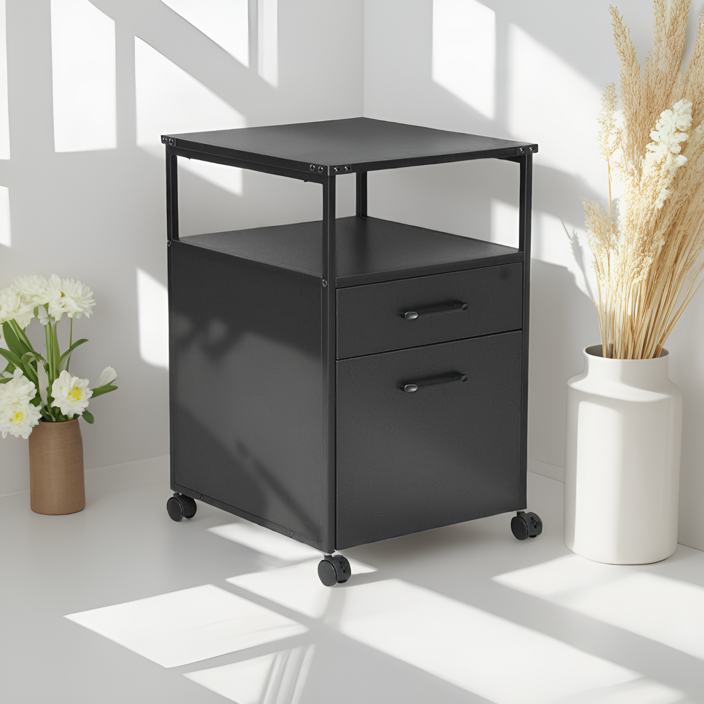 JJS Wood File Cabinet