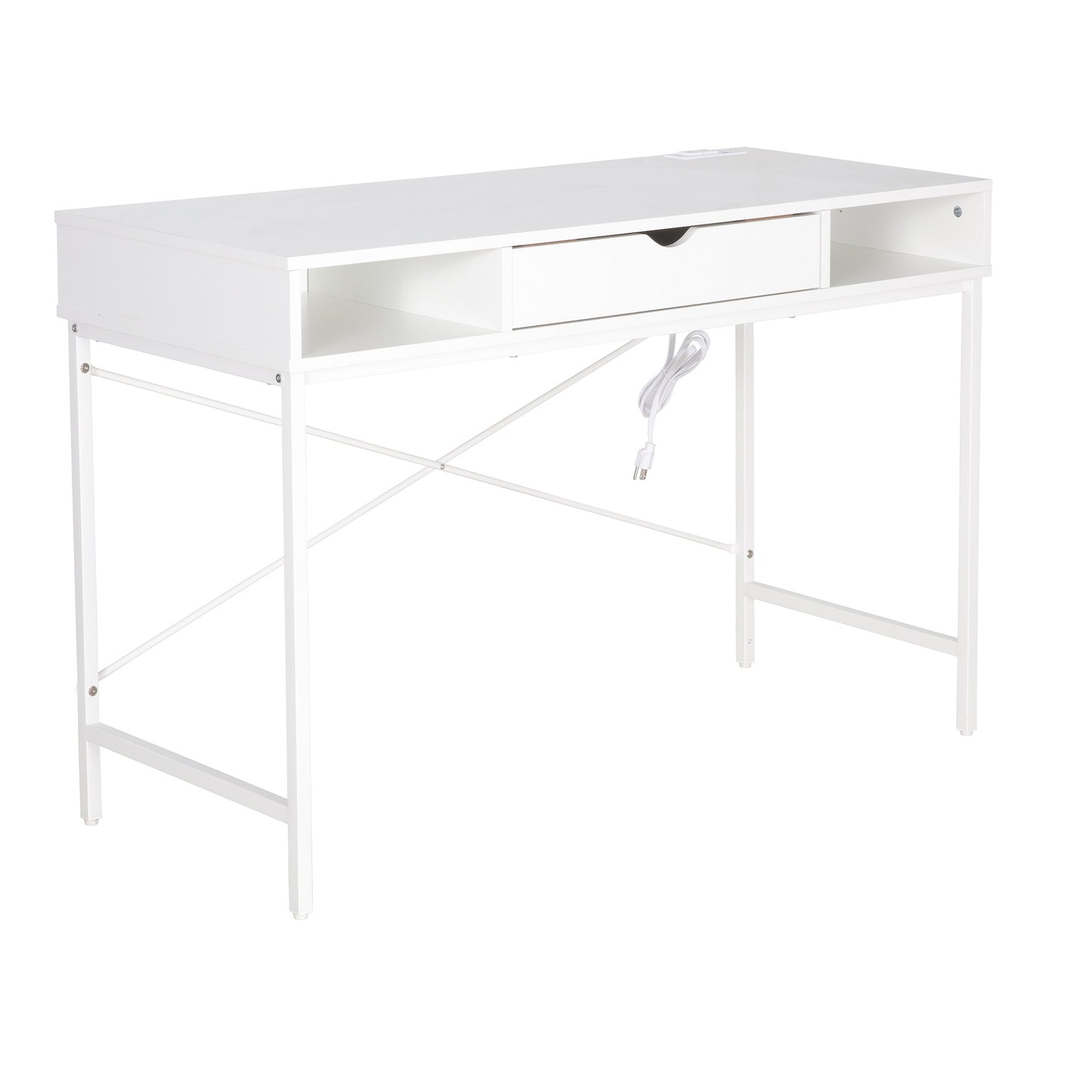 JJS 48' Writing Desk with Power Outlet