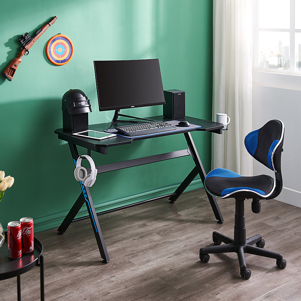 JJS 48" Home Office Gaming Computer Desk with Cable Management