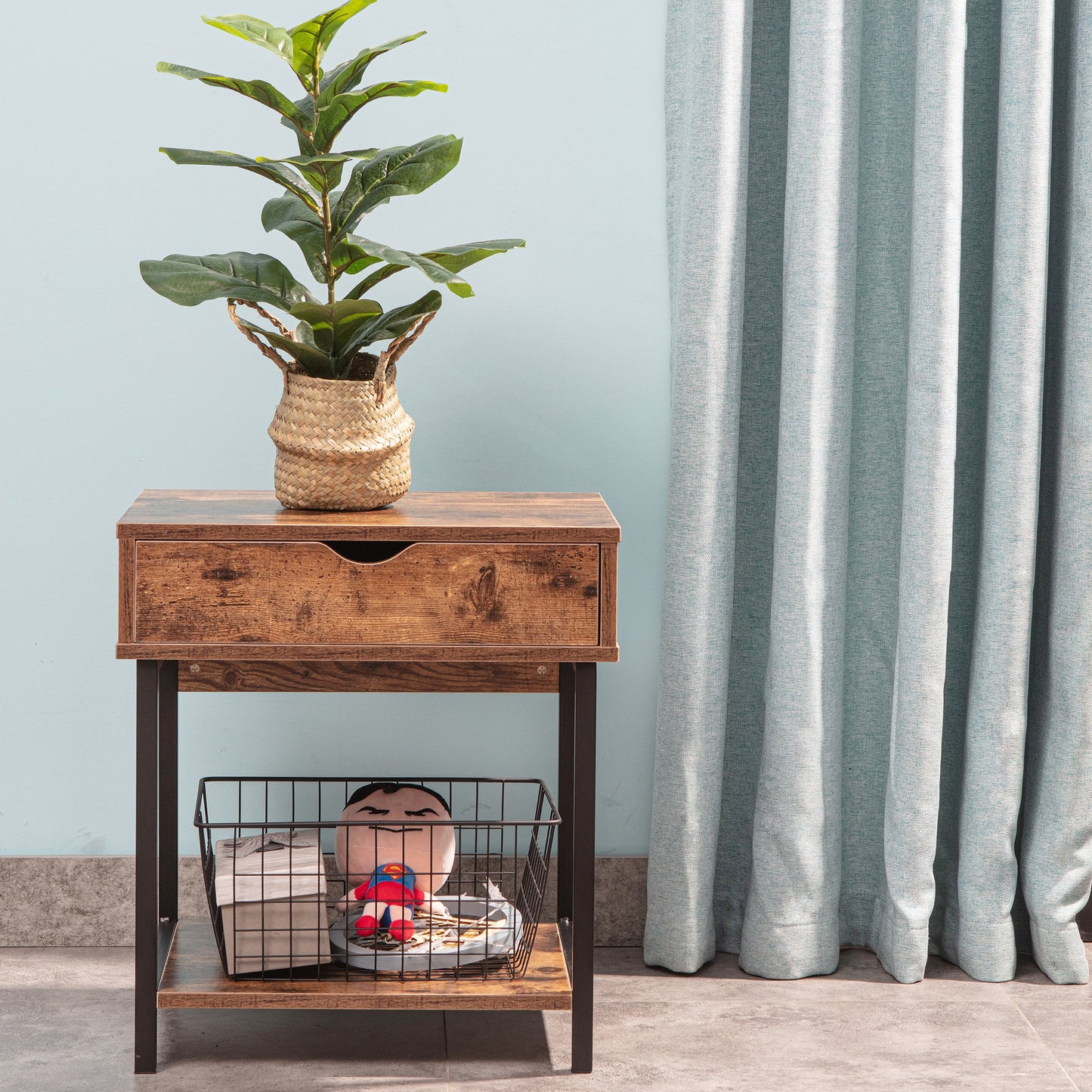 JJS Side End Table, Easy Assembly