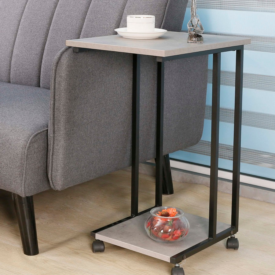 JJS Side End C Table for Sofa, Small Spaces