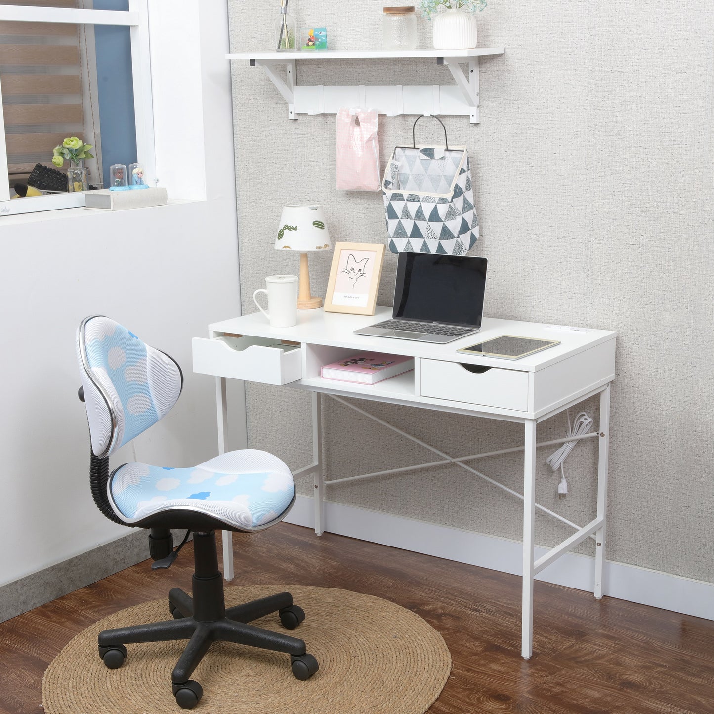 JJS Writing Desk with Drawers