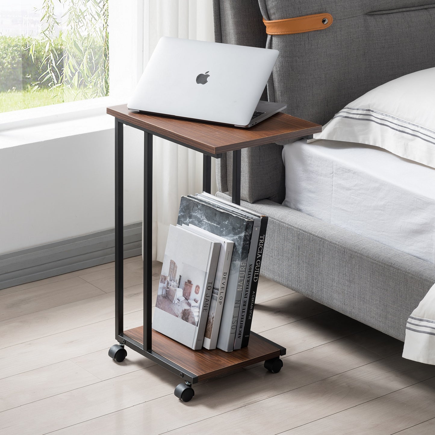 JJS Side End C Table for Sofa, Small Spaces
