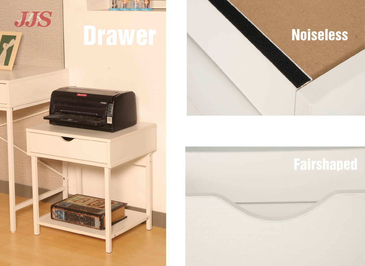 JJS Side End Table, Easy Assembly