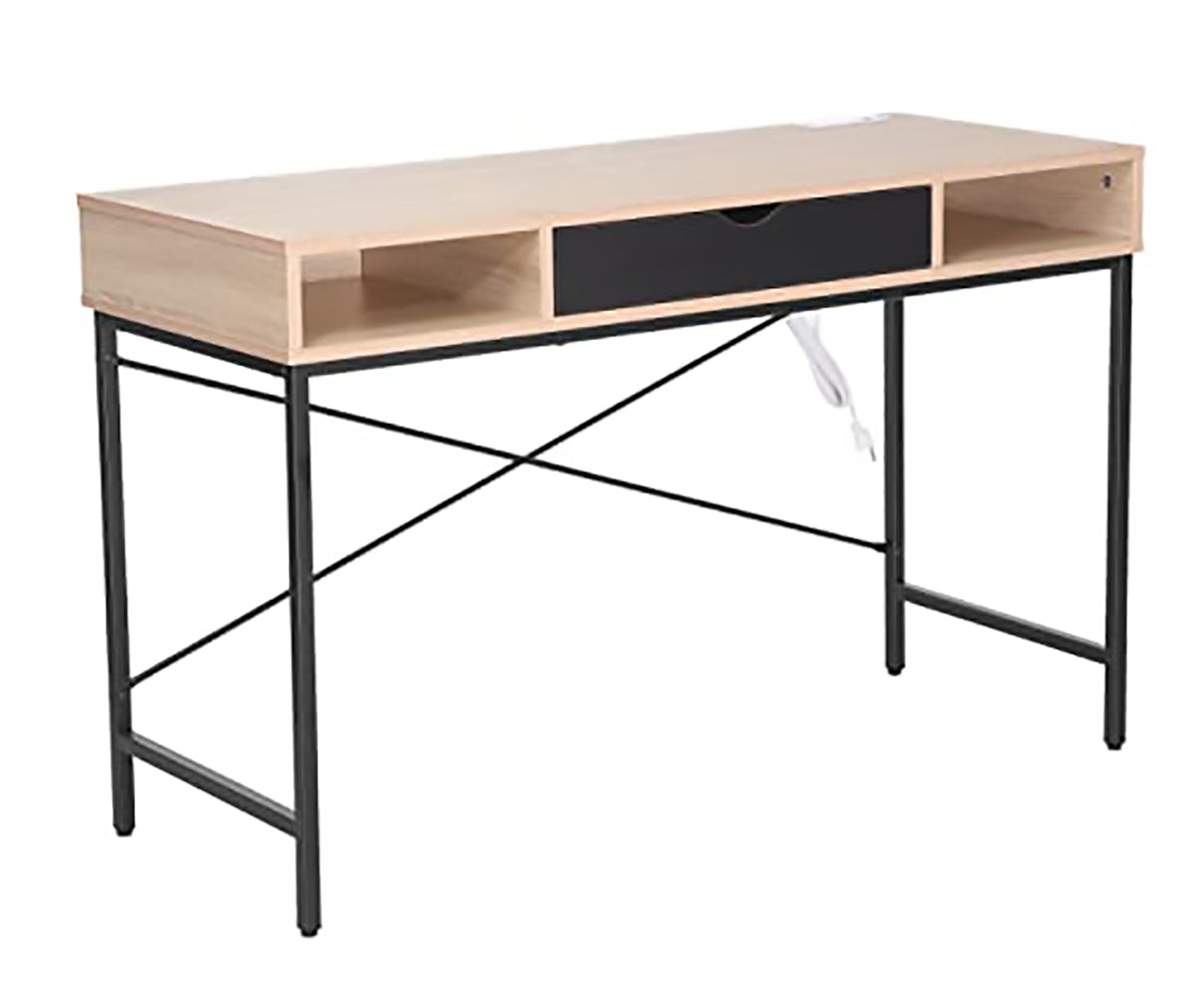 JJS 48' Writing Desk with Power Outlet