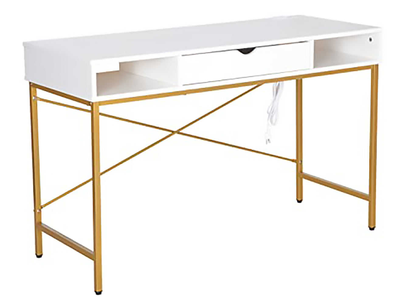 JJS 48' Writing Desk with Power Outlet