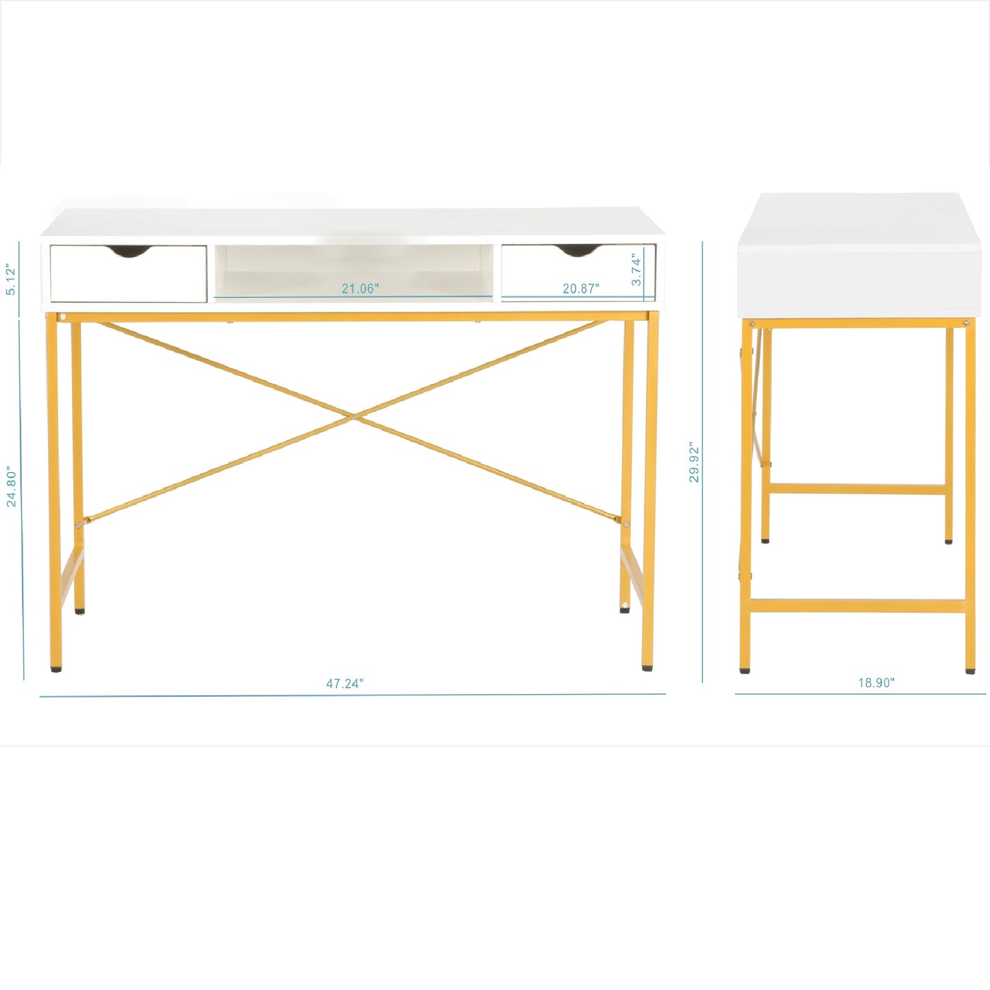 JJS Writing Desk with Drawers