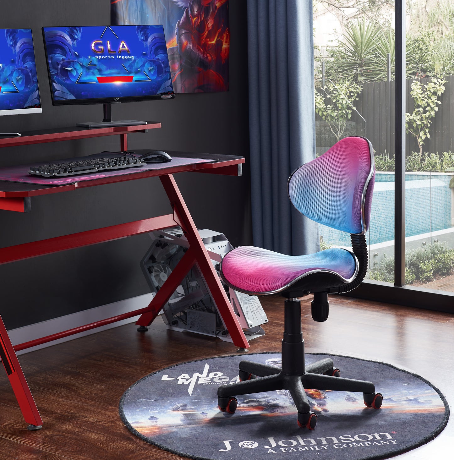 JJS Home Office Low Back Computer Executive Chair