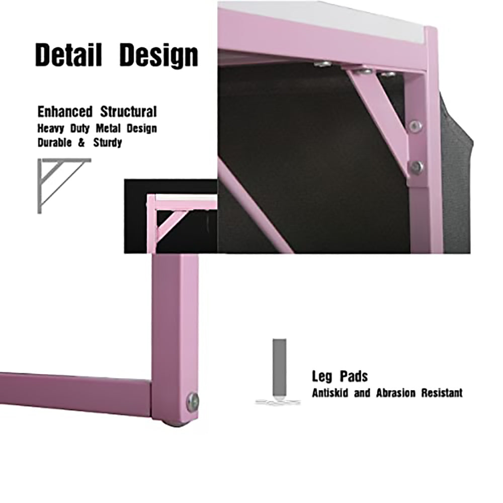 JJS Small Computer Desk Simple Style Writing Desk for Small Spaces Home Office