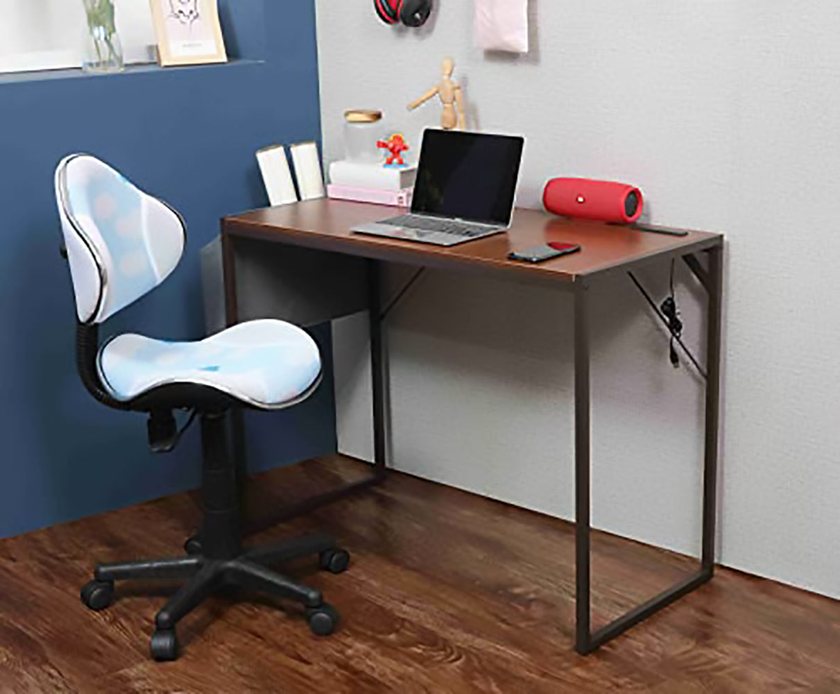 JJS Small Computer Desk Simple Style Writing Desk for Small Spaces Home Office