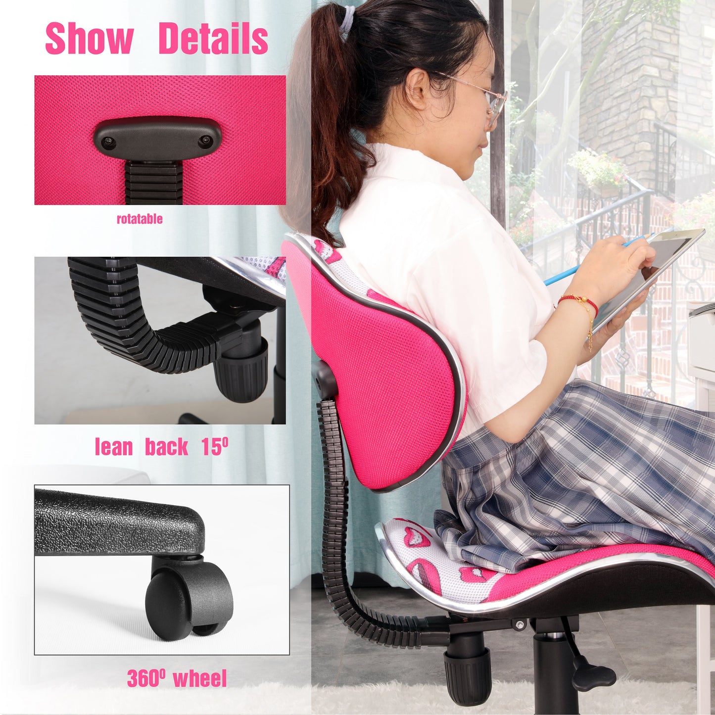 JJS Home Office Low Back Computer Executive Chair