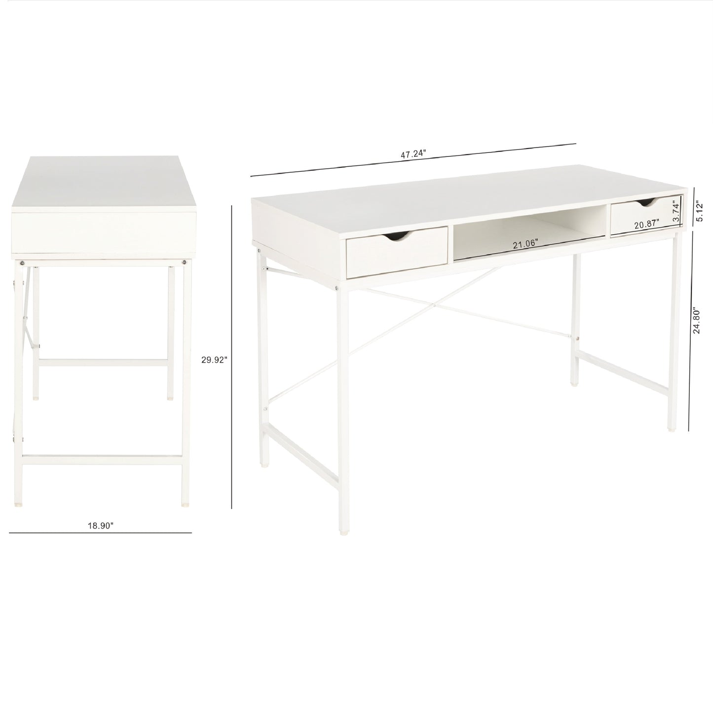 JJS Writing Desk with Drawers