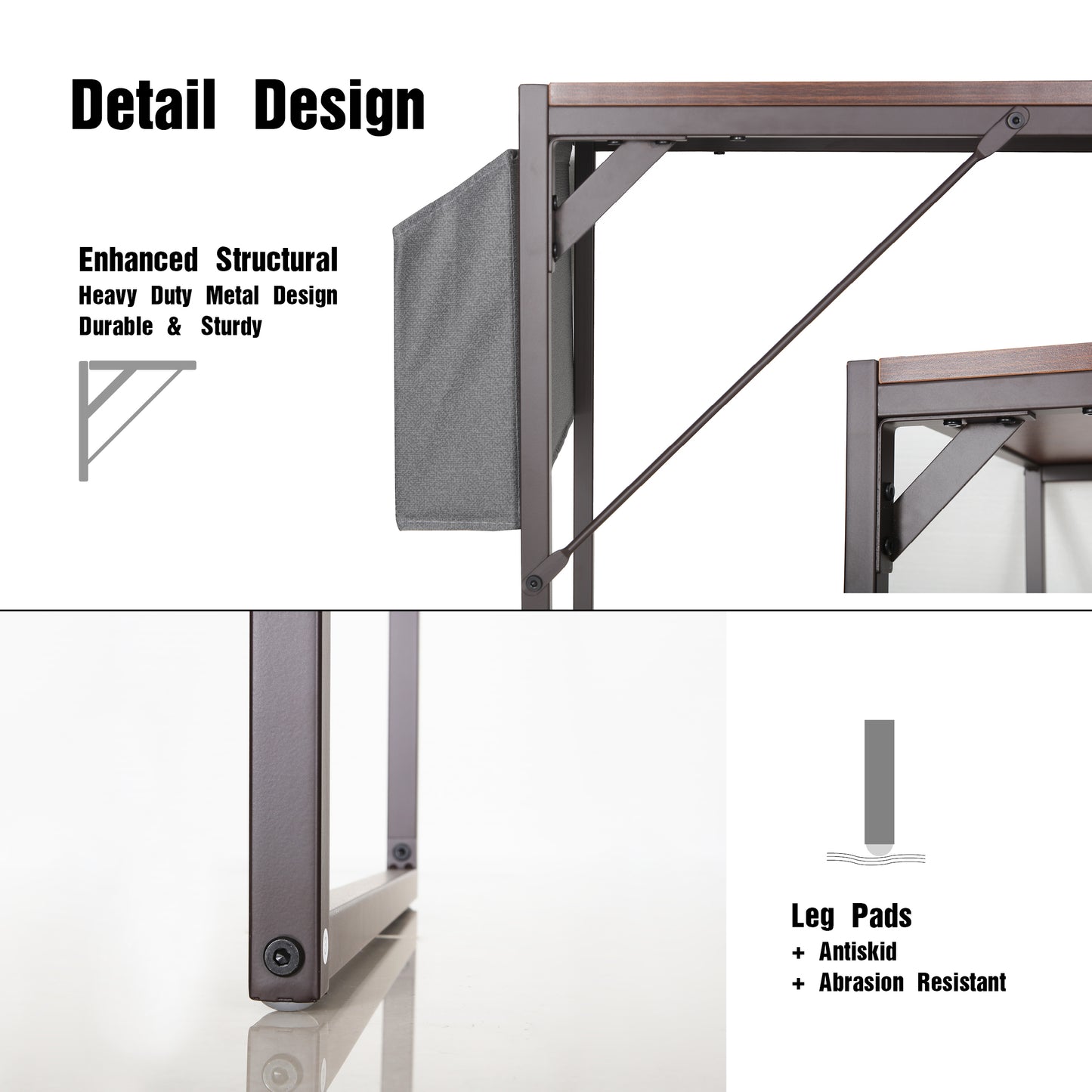 JJS Small Computer Desk Simple Style Writing Desk for Small Spaces Home Office