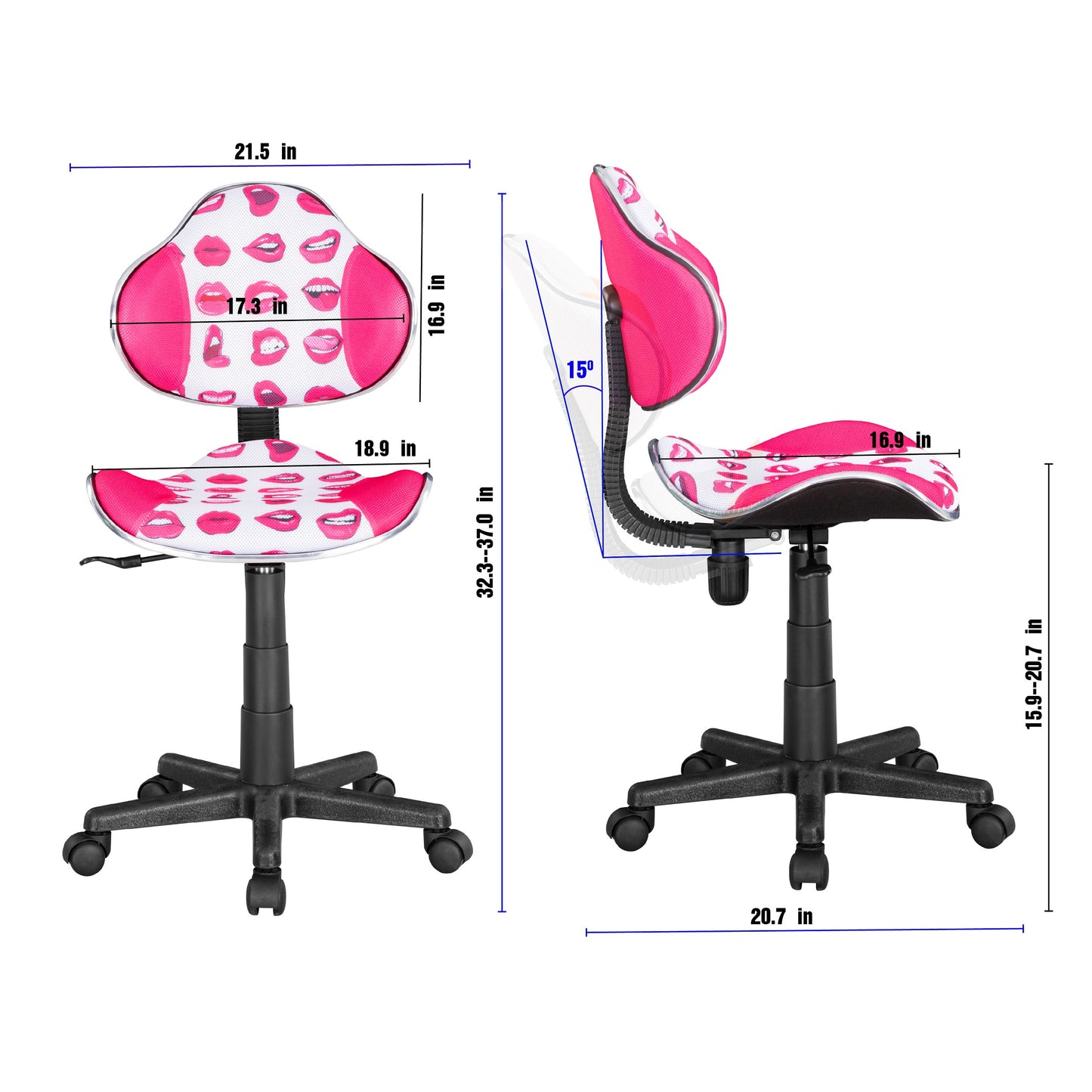 JJS Home Office Low Back Computer Executive Chair