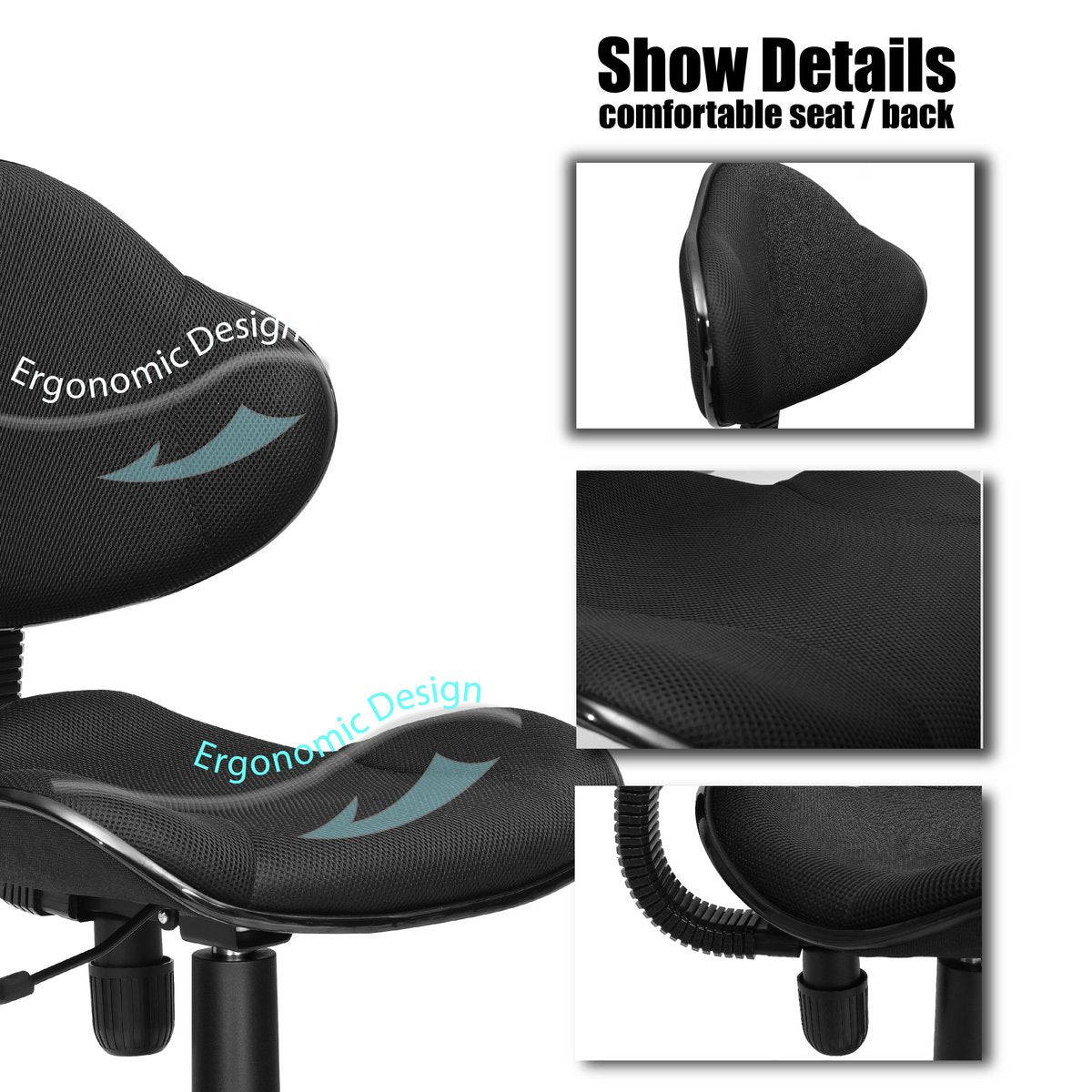 JJS Home Office Low Back Computer Executive Chair