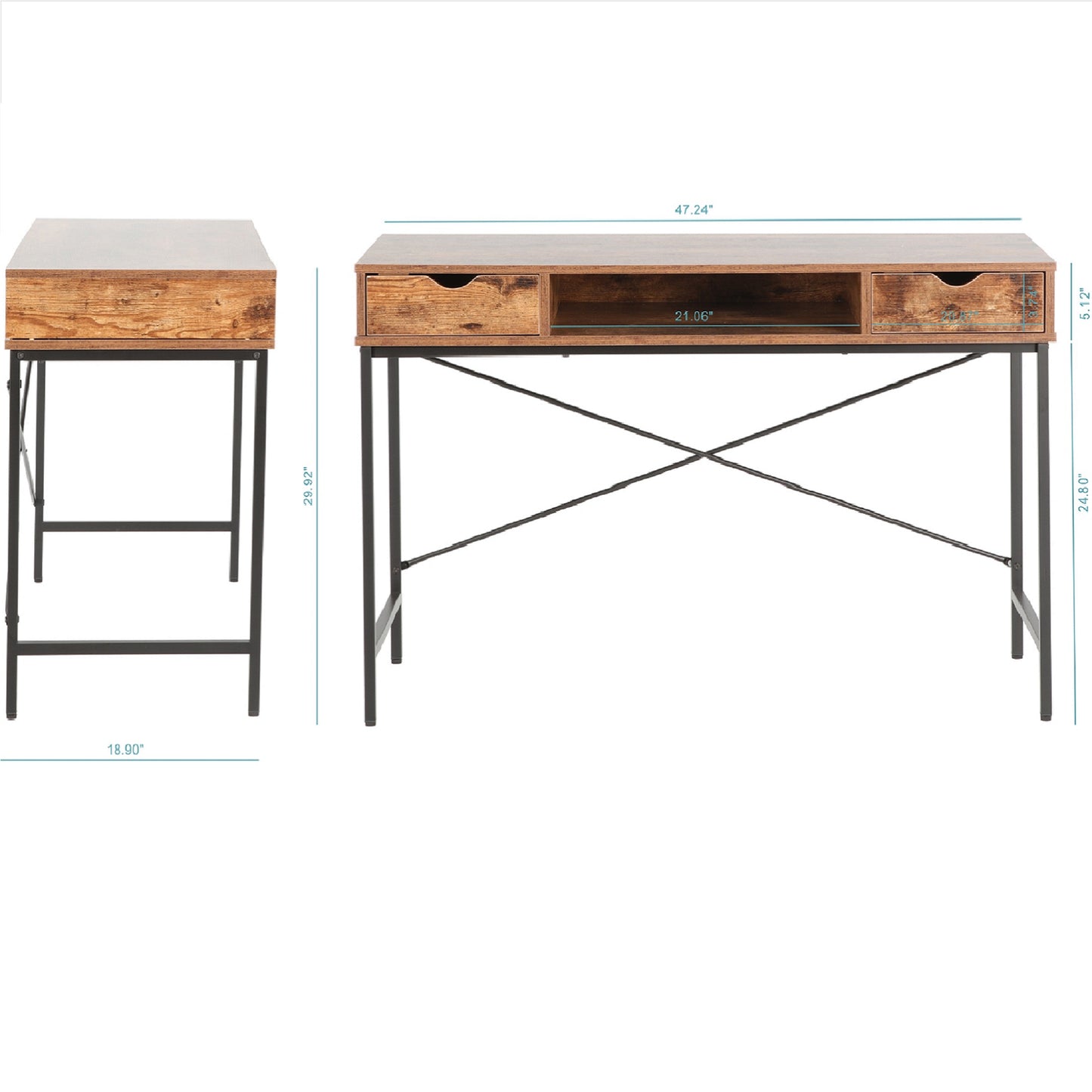JJS Writing Desk with Drawers