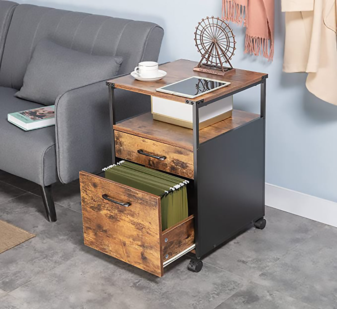 JJS Wood File Cabinet