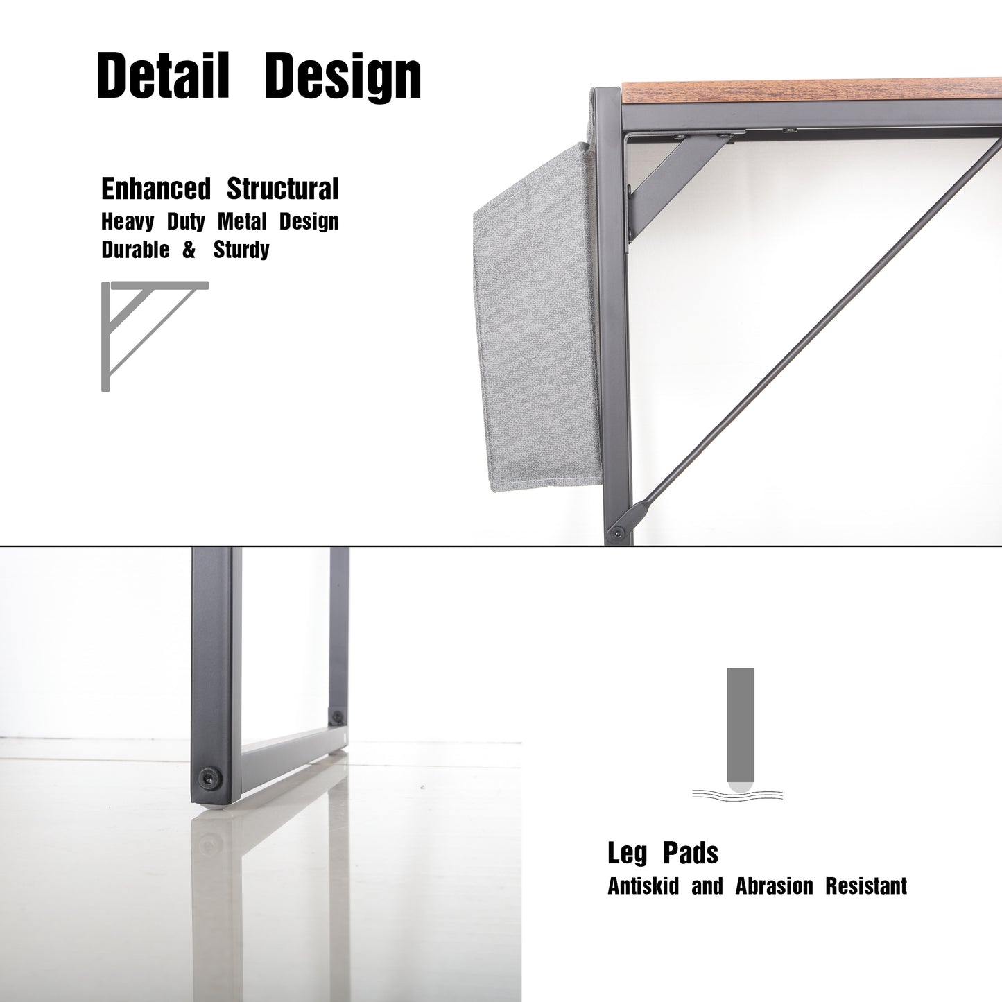 JJS Small Computer Desk Simple Style Writing Desk for Small Spaces Home Office