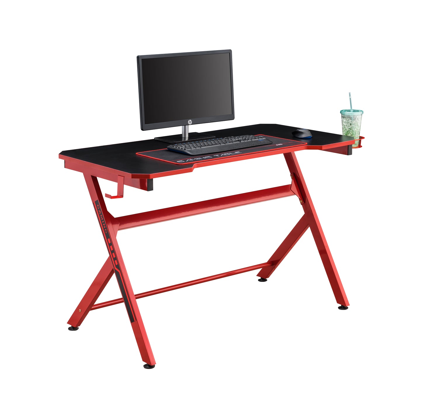 JJS 48" Home Office Gaming Computer Desk with Cable Management