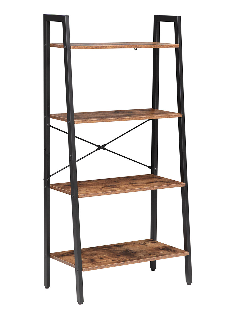 JJS Industrial 3-Tier Bookshelf