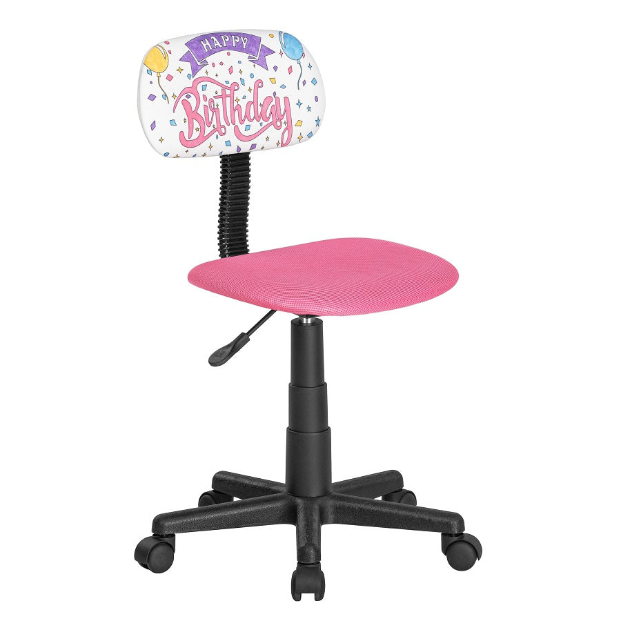 JJS Kids Rolling Drawing Desk Chair