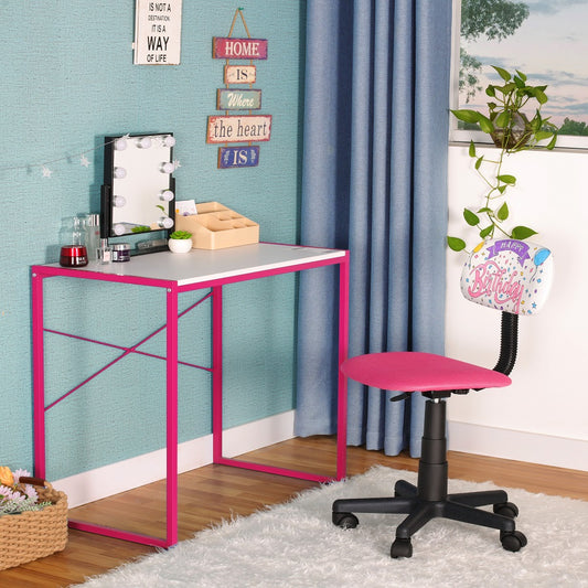 JJS Kids Rolling Drawing Desk Chair