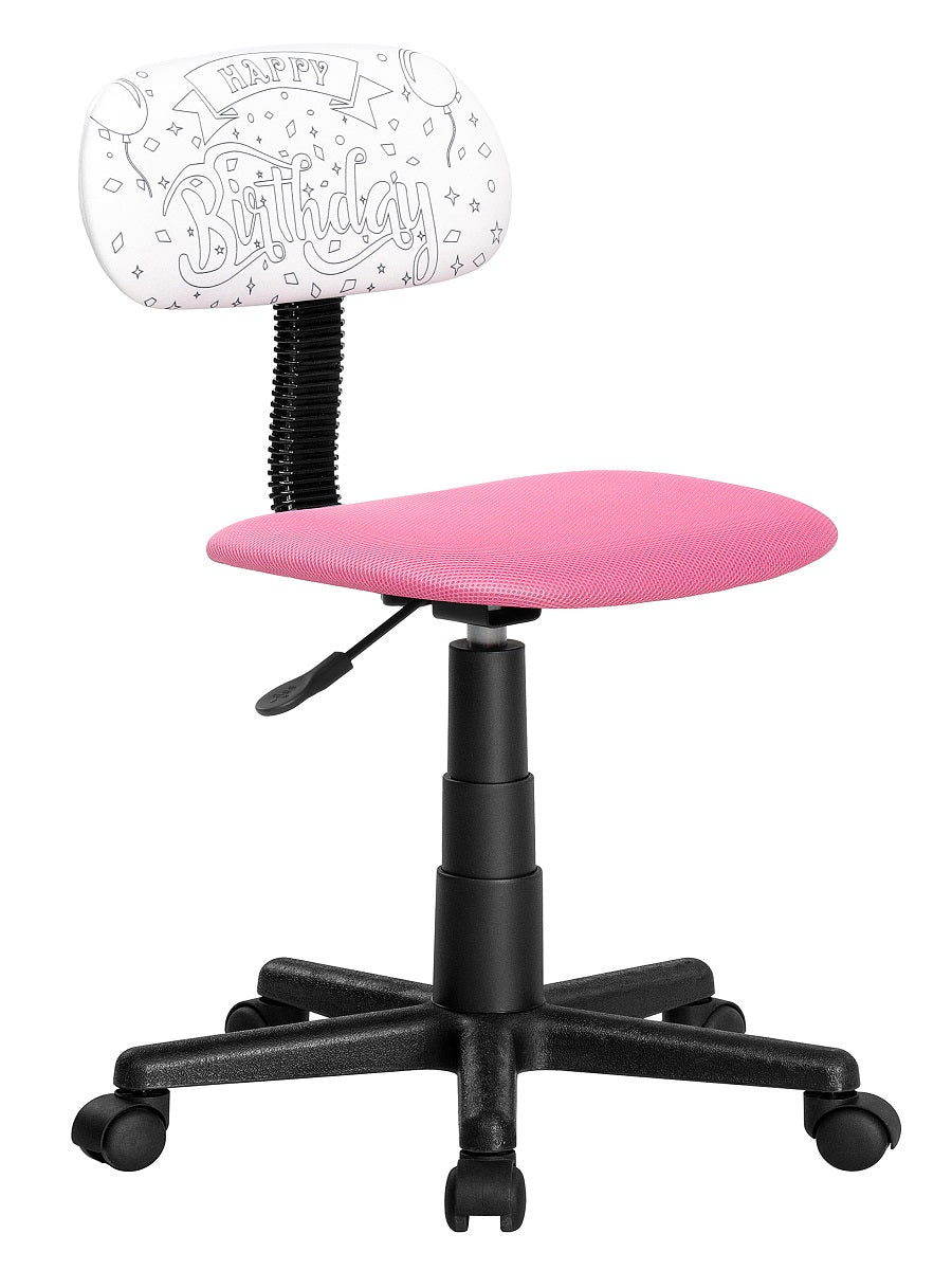 JJS Kids Rolling Drawing Desk Chair
