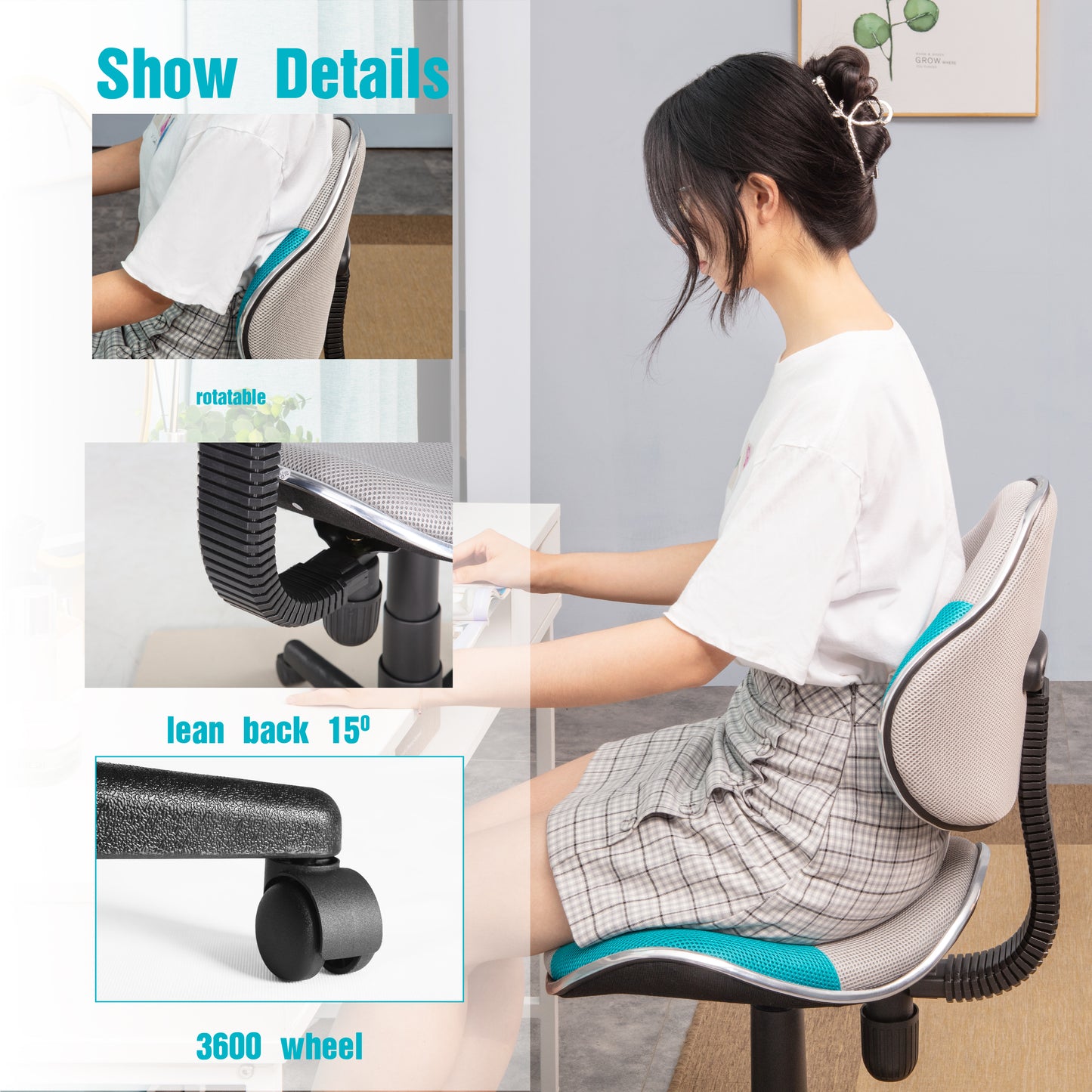 JJS Home Office Low Back Computer Executive Chair