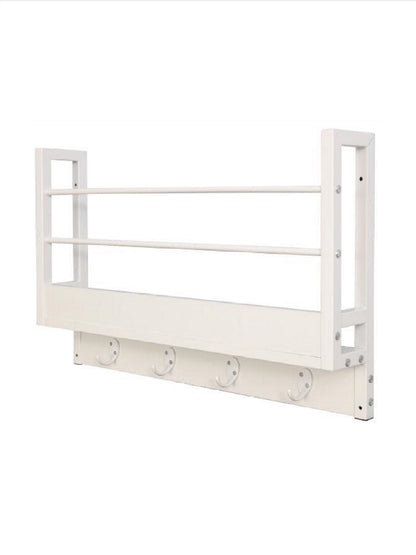JJS Floating Book Shelf Coat Rack, Set of 1