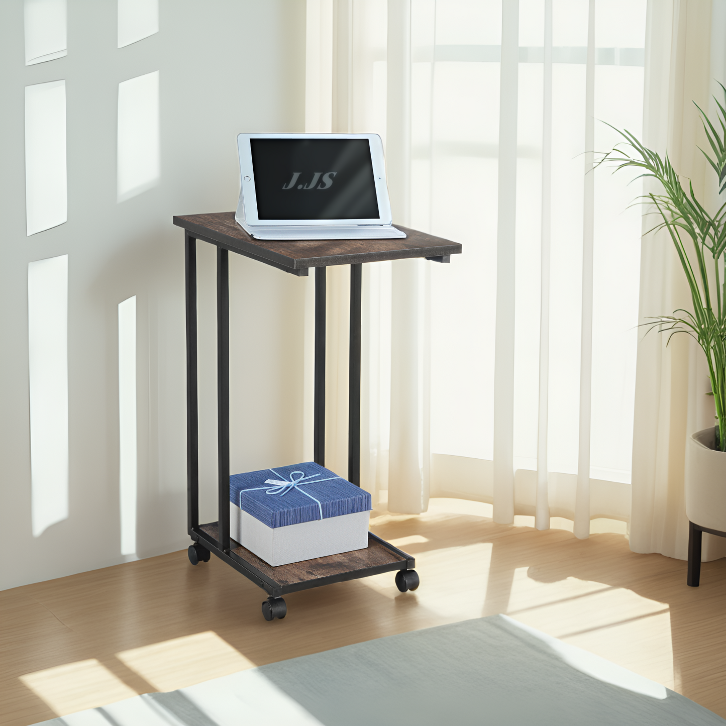 JJS Side End C Table for Sofa, Small Spaces