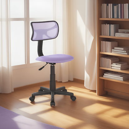 JJS Kids Mesh Rolling Desk Chair, Animal