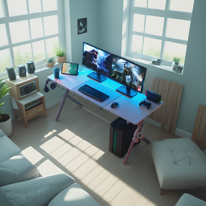 JJS Game Table 63"，Carbon Fiber Surface Computer Table