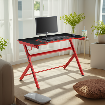 JJS 48" Home Office Gaming Computer Desk with Cable Management