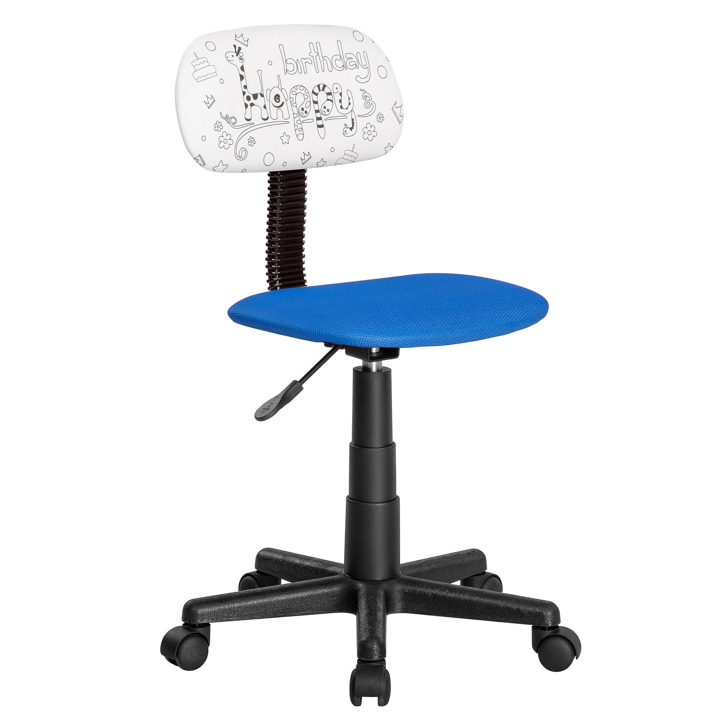 JJS Kids Rolling Drawing Desk Chair