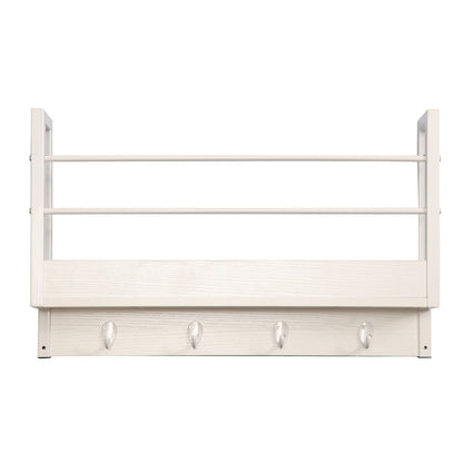 JJS Floating Book Shelf Coat Rack, Set of 1