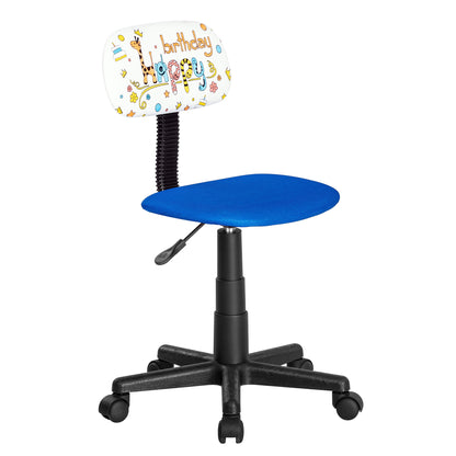 JJS Kids Rolling Drawing Desk Chair