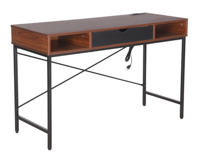 JJS 48' Writing Desk with Power Outlet