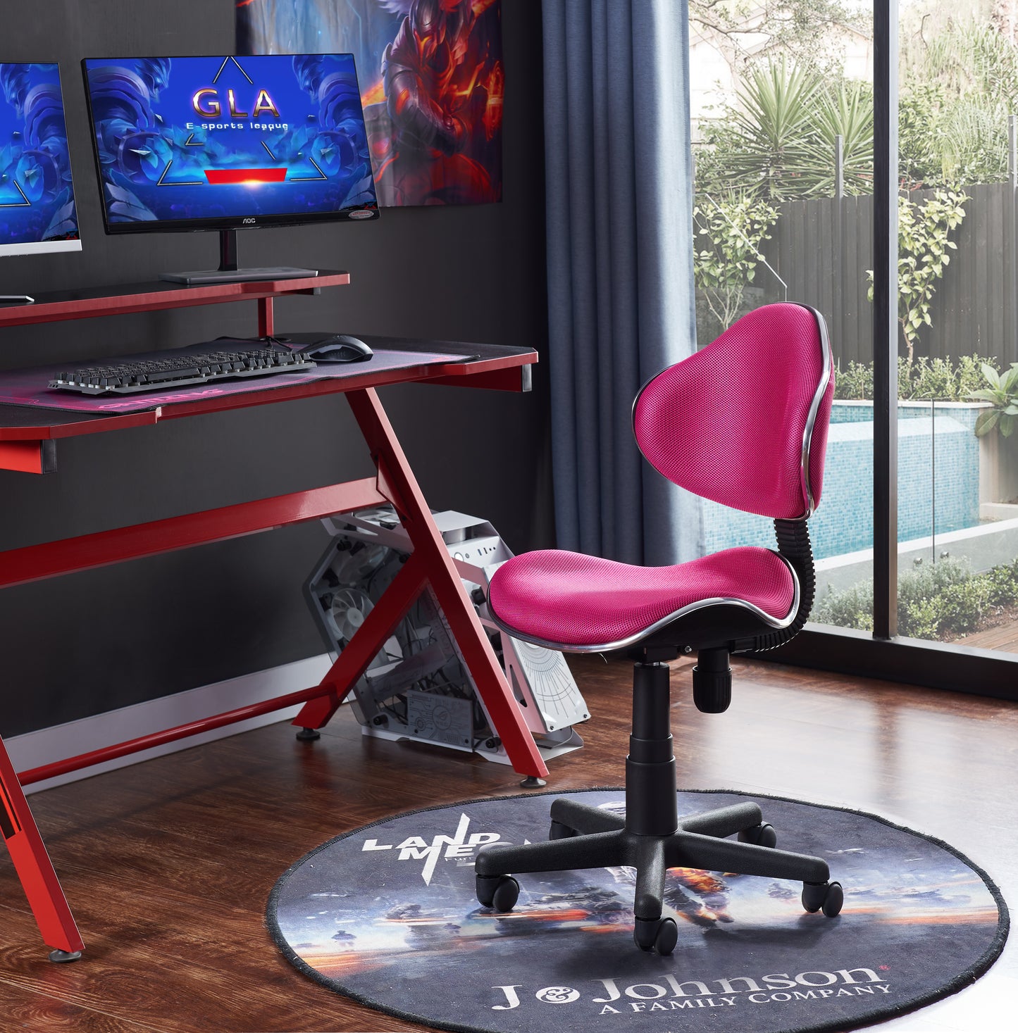JJS Home Office Low Back Computer Executive Chair
