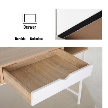 JJS 48' Writing Desk with Power Outlet