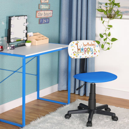 JJS Kids Rolling Drawing Desk Chair